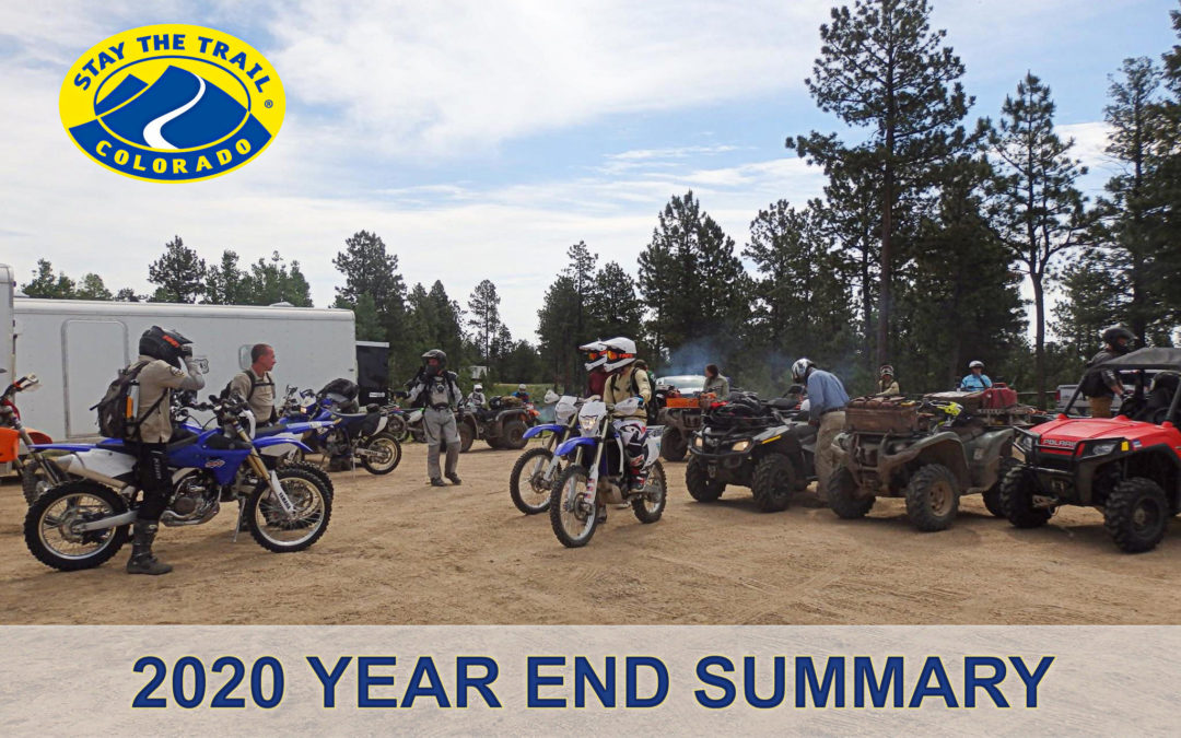 2020 Stay The Trail Year End Summary