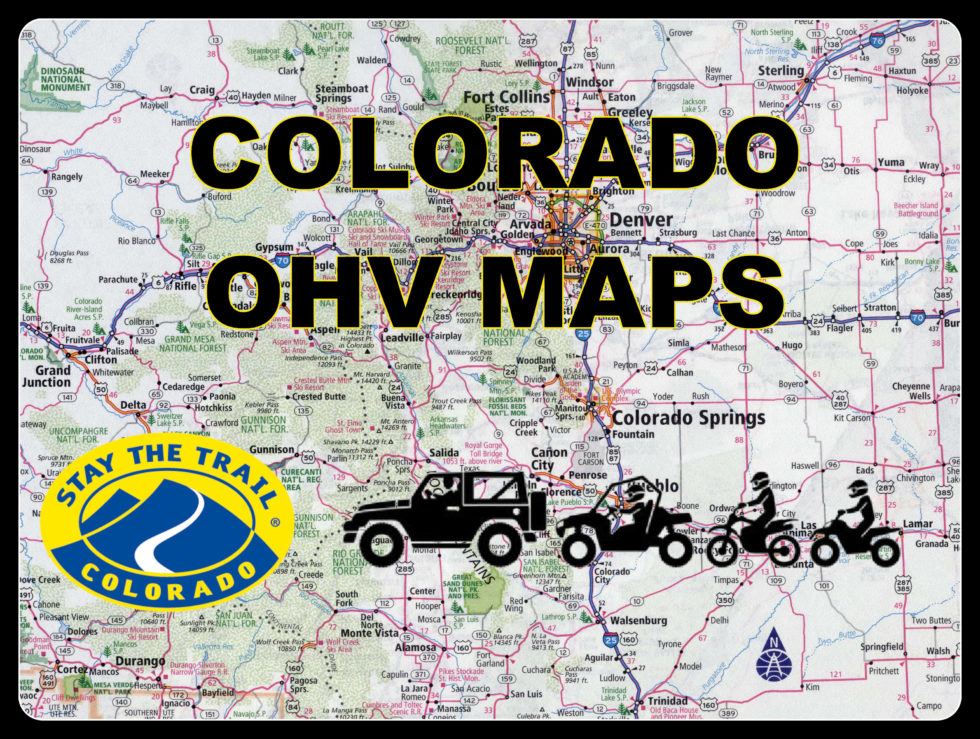 COLORADO OHV AREA SPECIFIC MAPS Stay The Trail
